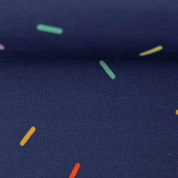 Baumwoll-Jersey Choose Happy Jersey by Käselotti Konfetti, blau